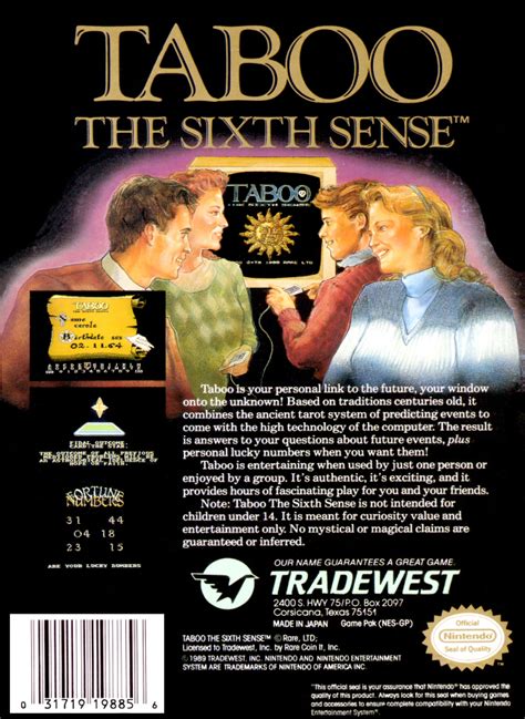 Taboo: The Sixth Sense (NES Video Game) James & Mike.